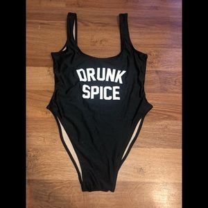 NWOT Ravesuits  'Drunk Spice' One piece!